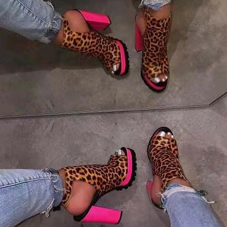 Womens' sexy high heeled platform peep toe sandals