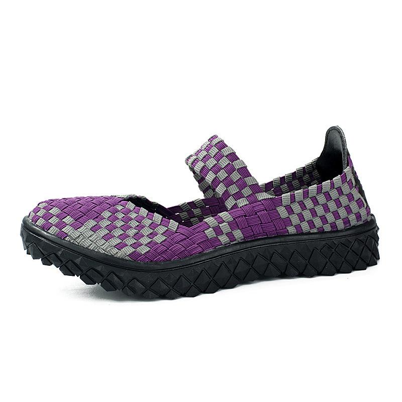 Women's hollow closed toe woven sandals