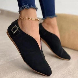 Women's v cut comfortable flat booties spring summer casual shoes