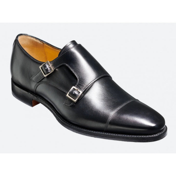 Men's double strap monk loafers  formal business shoes