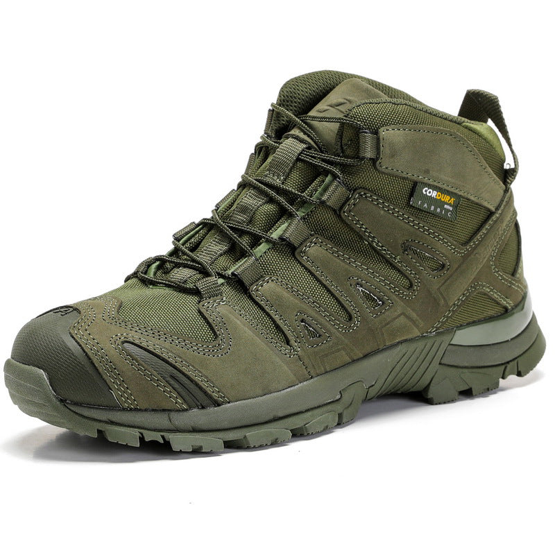 Men's low cut tactical boots Durable lace-up desert boots training shoes