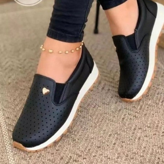 Women's slip on sporty loafers summer casual loafers