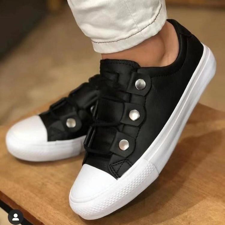 Low cut front lace sneakers casual everyday loafers shoes