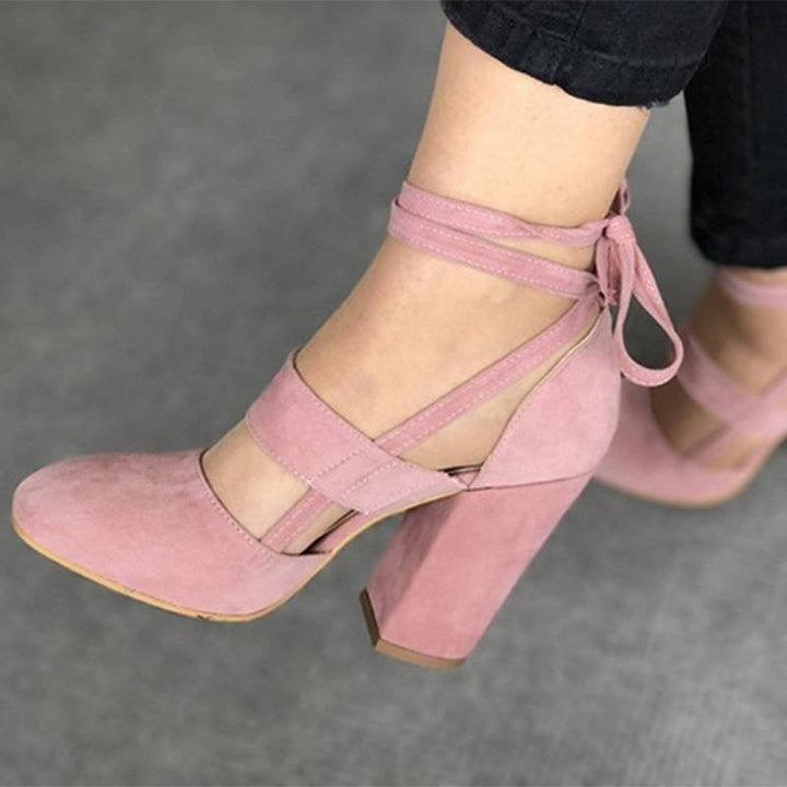 Chunky Heel Platform Bow-knot Straps Sandals - fashionshoeshouse