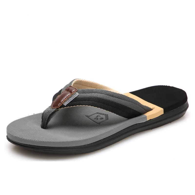 Men's flat flip flops casual daily slide sandals