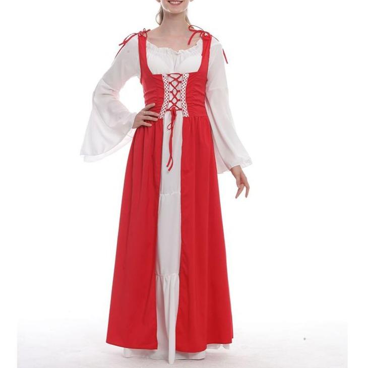 Renaissance Costumes Dress Gown for Women | Retro Trumpet Sleeves Fanc ...