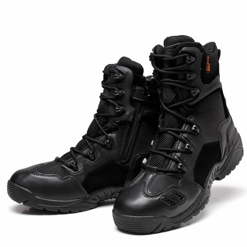Men's lightweight hiking boots military combat boots durable