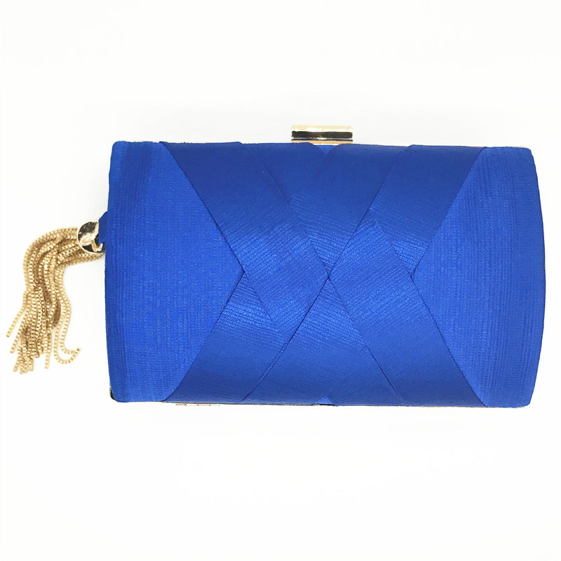 Lady's stain tassels evening bag clutch with strap  Evening party prom handbag