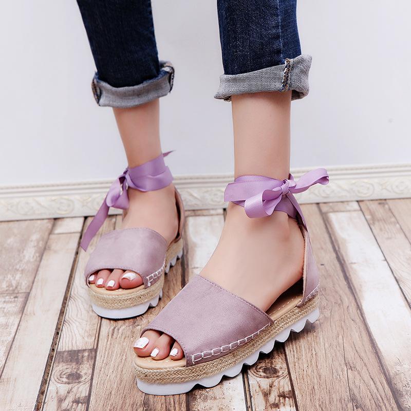 Bow-knot Foot Ring Straps Comfortable Sandals - fashionshoeshouse