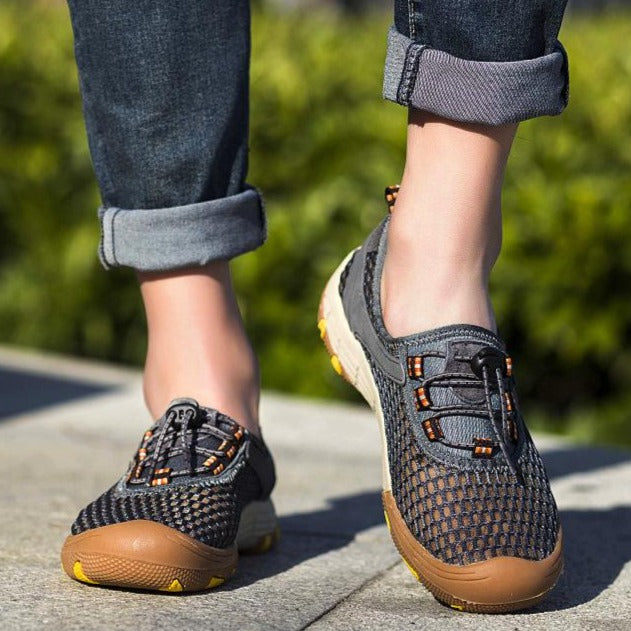 Men Fashion Outdoor Mesh Breathable Soft Sports Sandals - fashionshoeshouse