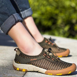 Men Fashion Outdoor Mesh Breathable Soft Sports Sandals - fashionshoeshouse