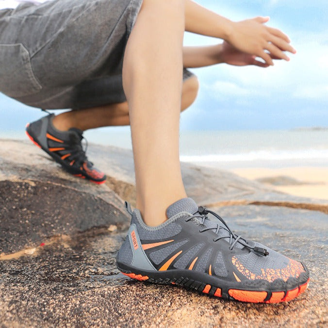 Men's lightweight water shoes Barefoot aqua shoes Swim surfing beach shoes