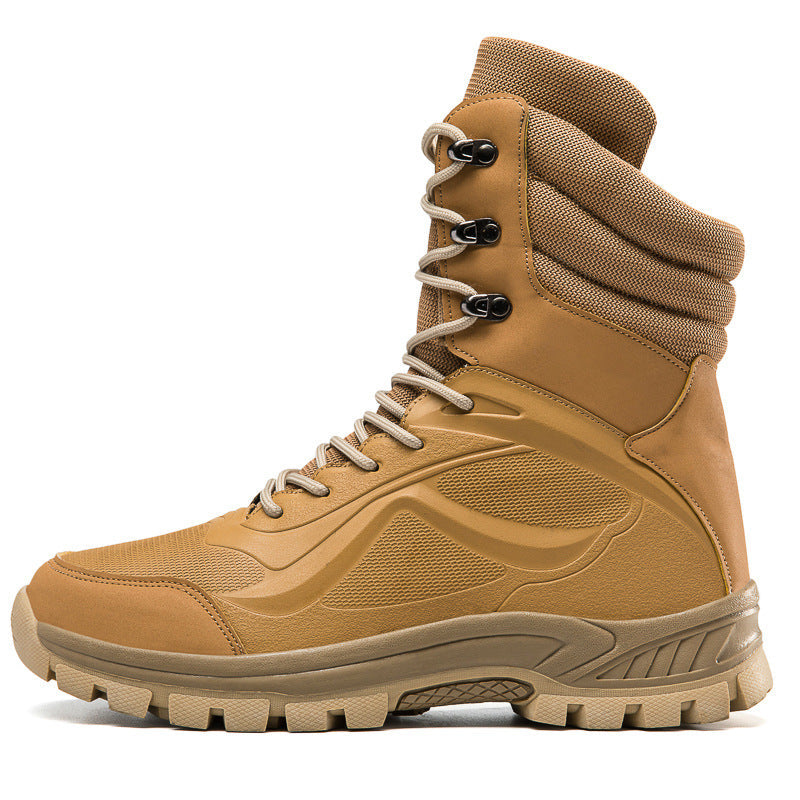 Men's high cut hiking boots Tactical boots Outdoors work boots