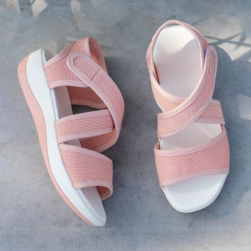 Women's summer mesh velcro sport sandals outdoor beach water shoes