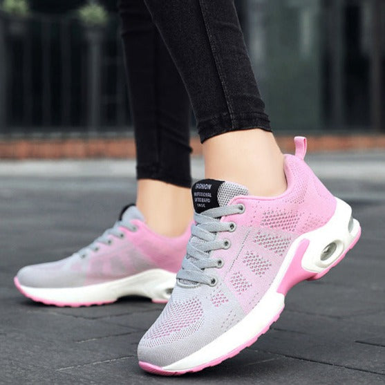 Women's air cushion running shoes fashion lightweight breathable sneakers gym shoes