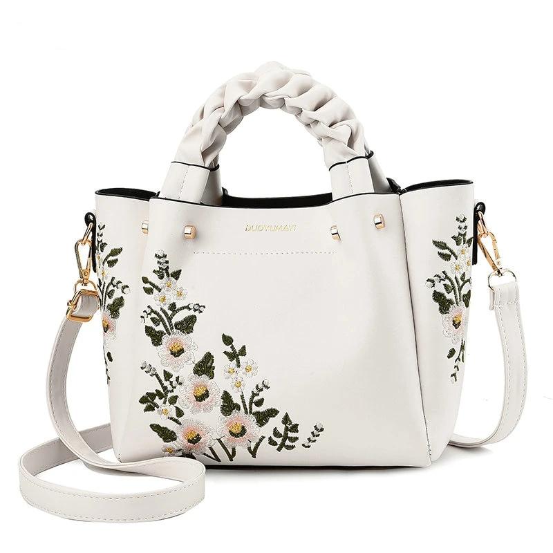Embroidery Vintage Ladies Shoulder Bags For Women - fashionshoeshouse
