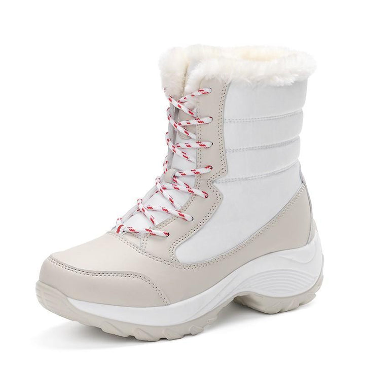 Non-slip waterproof winter ankle snow boots - fashionshoeshouse