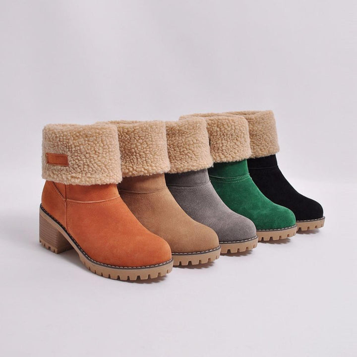 Winter Fur Warm Snow Boots - fashionshoeshouse