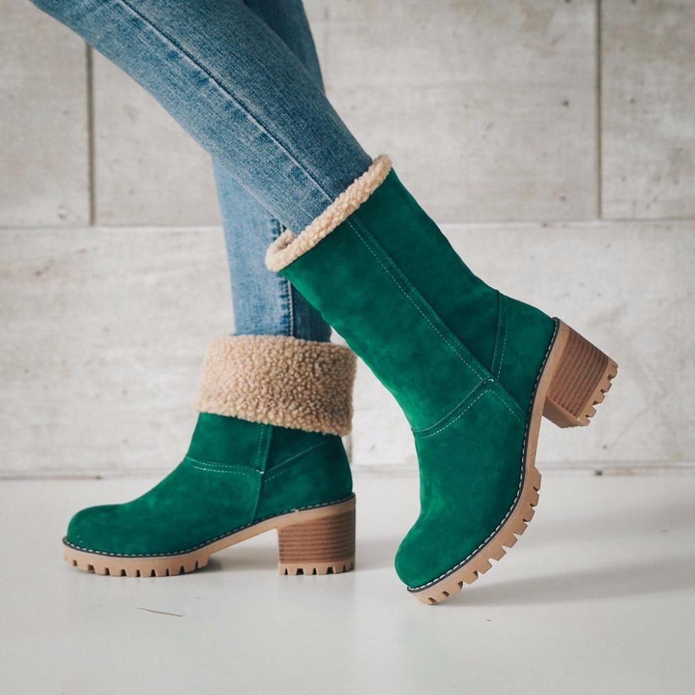 Winter Fur Warm Snow Boots - fashionshoeshouse