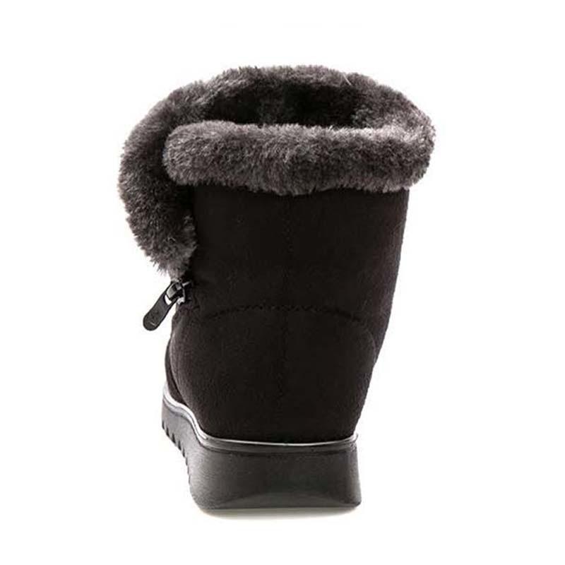Winter warm slip-resistant platform snow boots - fashionshoeshouse